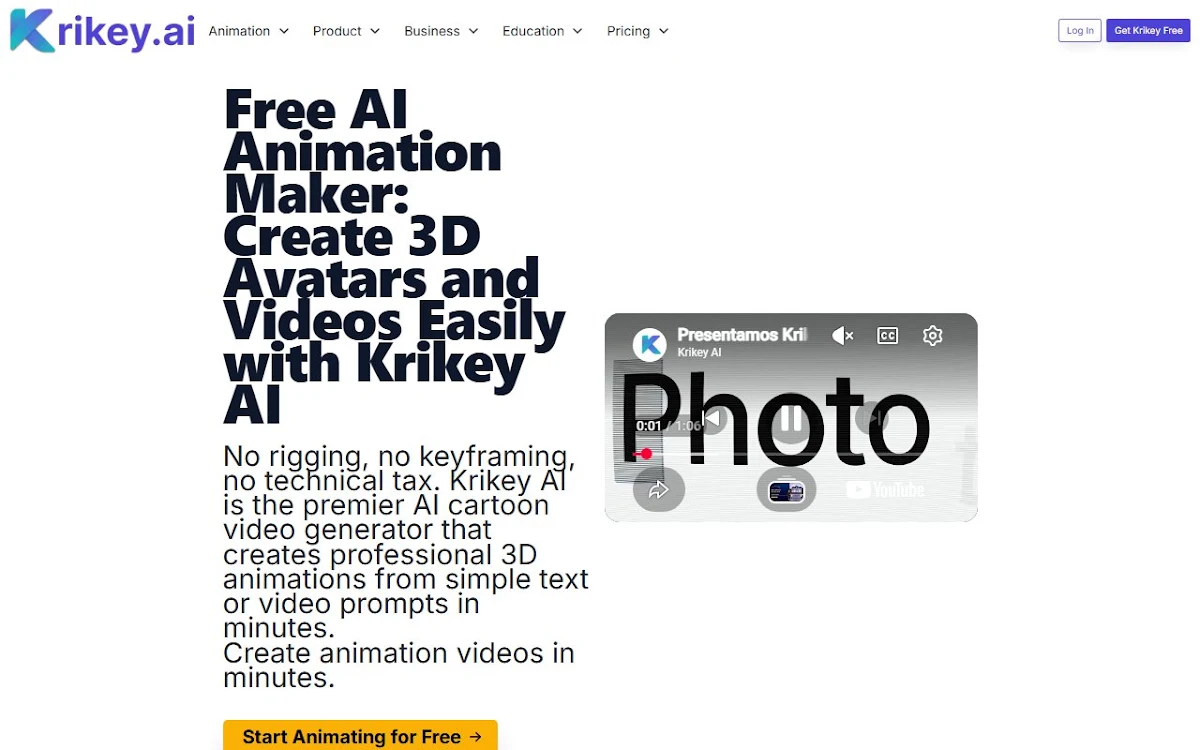 Captura de krikey.com