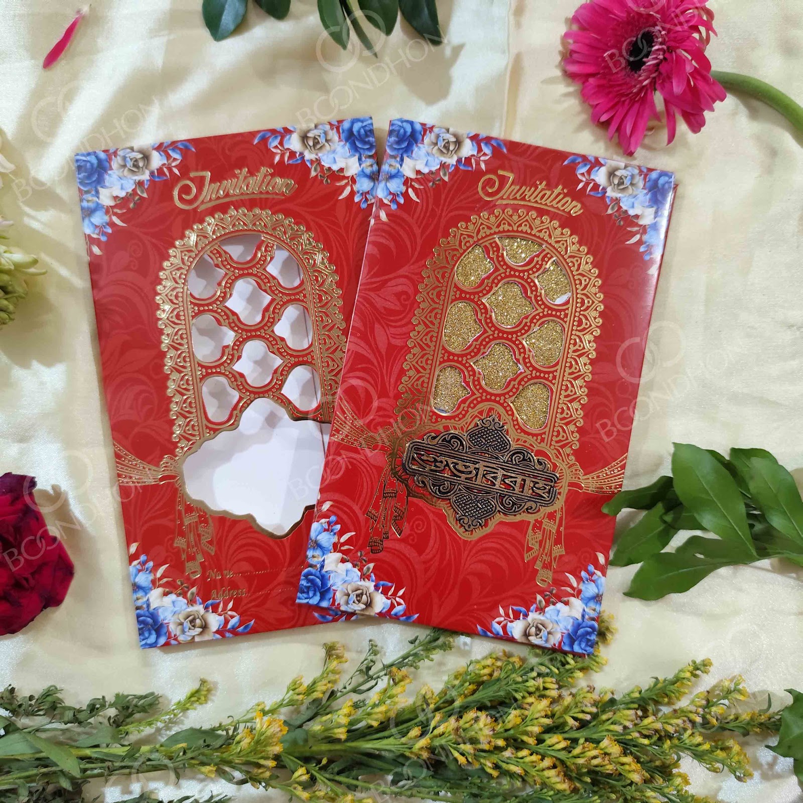 Affordable wedding card design AFF-020 - BOONDHON Manikganj