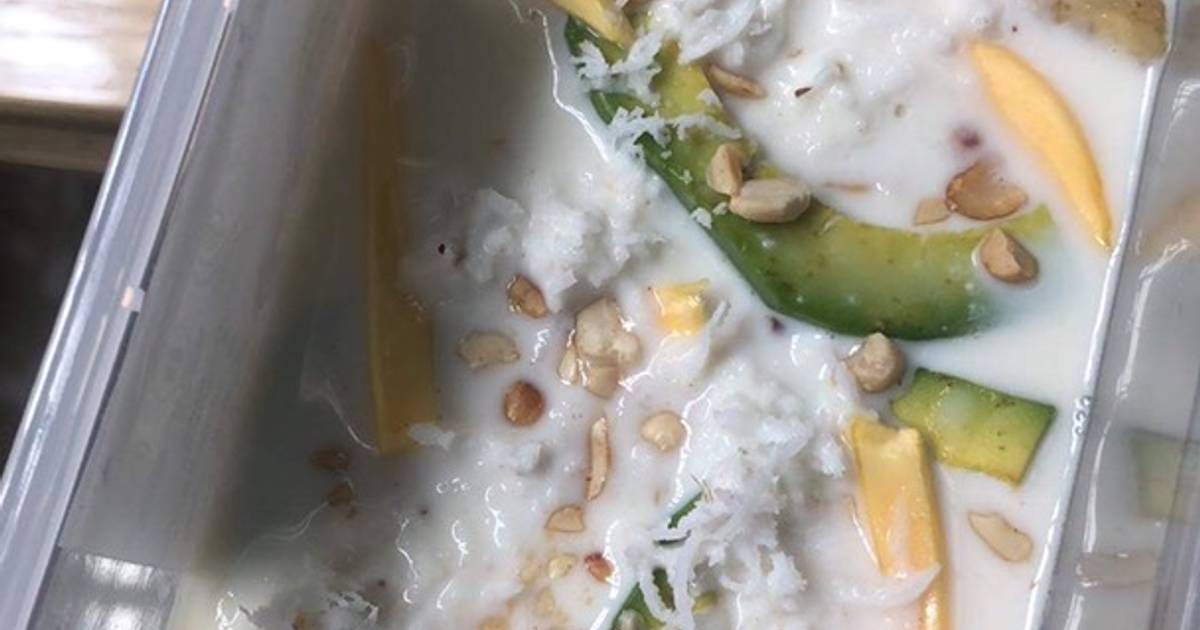 Kem chuối trái cây 🍌