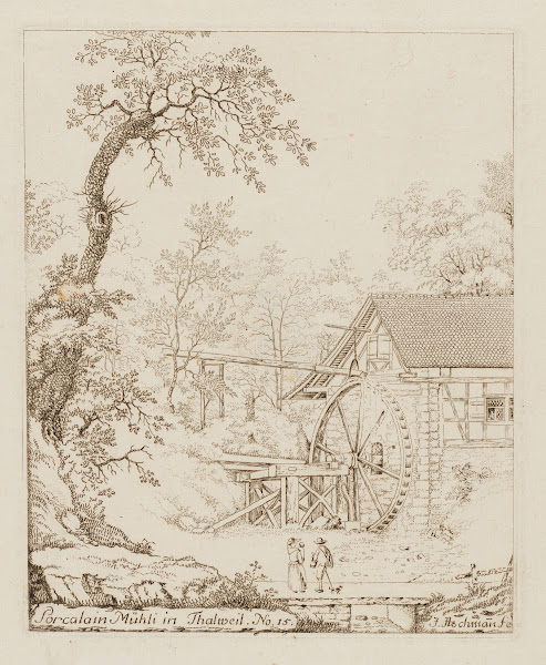Porcalain Mühli in Thalweil 1770   1790
