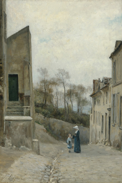 Montmartre la rue Cortot