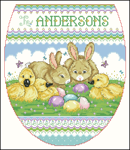CMP X274 Joan Elliott Easter Egg Bag