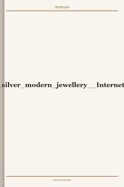 Old English silver modern jewellery Internet Archive
