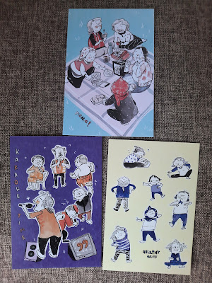 Postcard set 'Geng Pensiun'