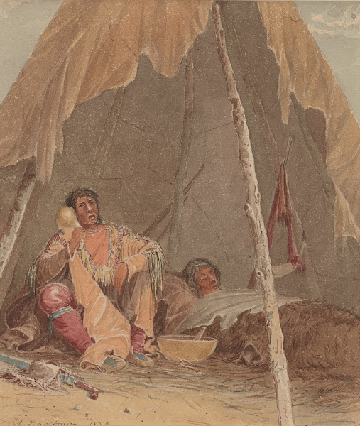 Medicine Man Curing a Patient 1850