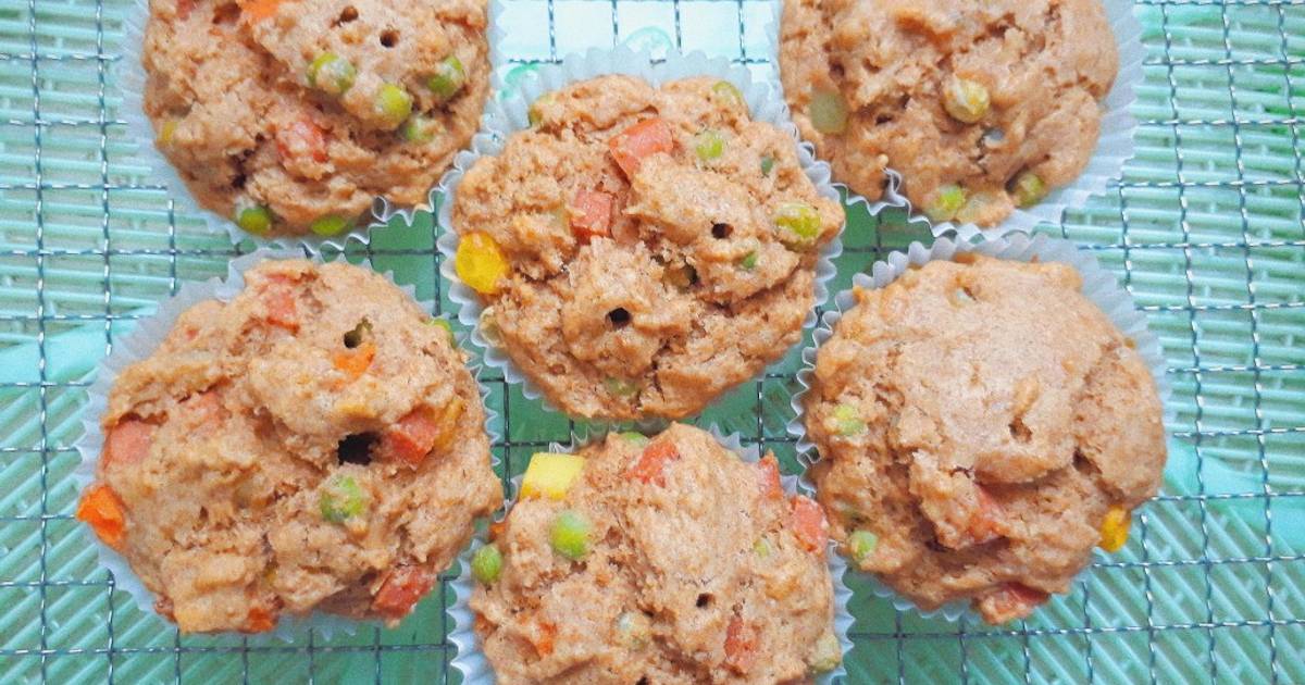 Muffin xúc xích rau tổng hợp