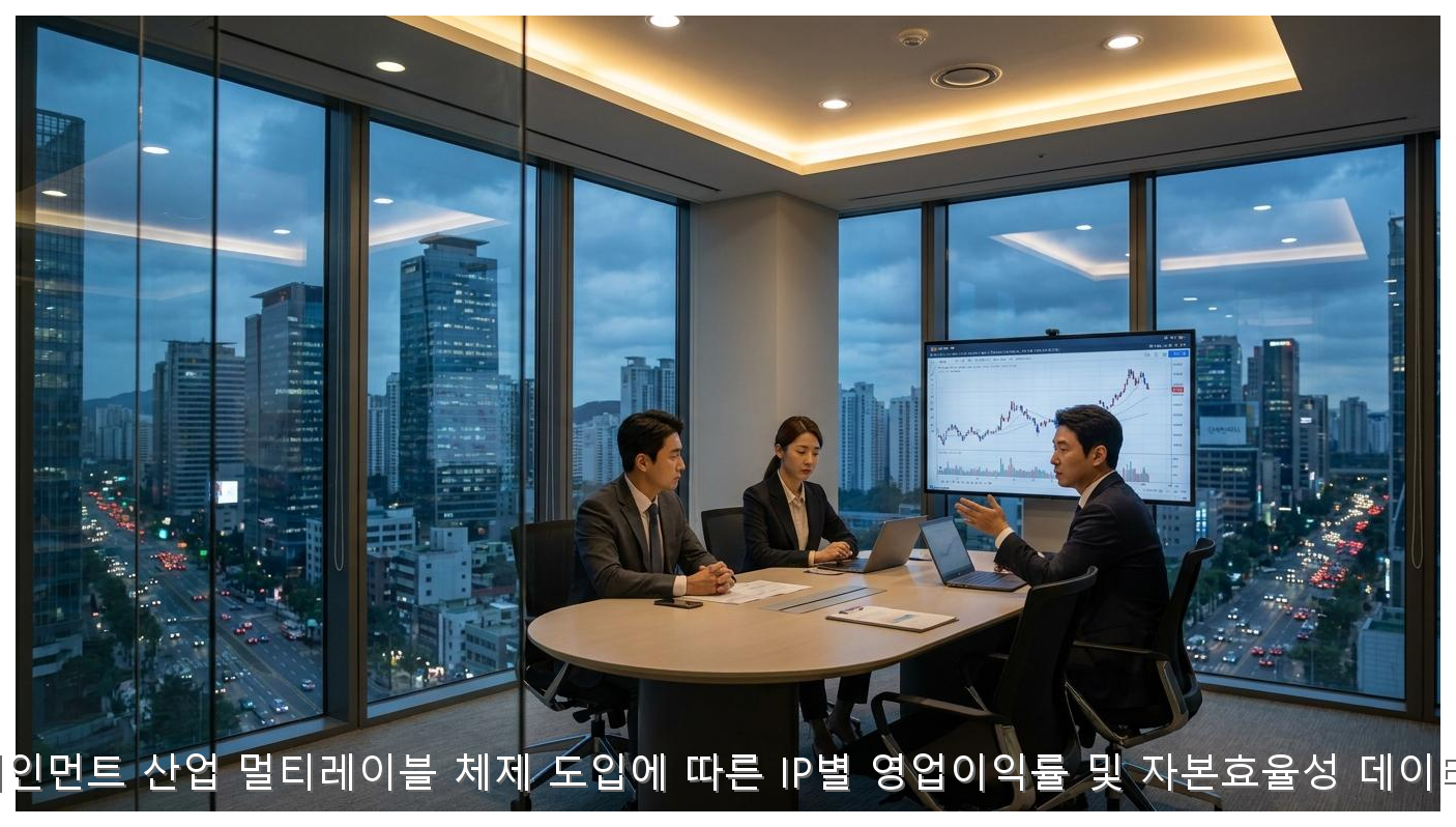 엔터테인먼트 산업 멀티레이블 체제 도입에 따른 IP별 영업이익률 및 자본효율성 데이터 분석 핵심 안내 및 분석 인포그래픽 (8)
