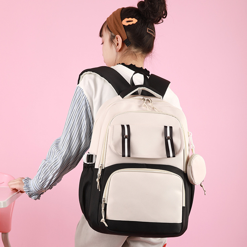Student backpack, lightweight, back-friendly