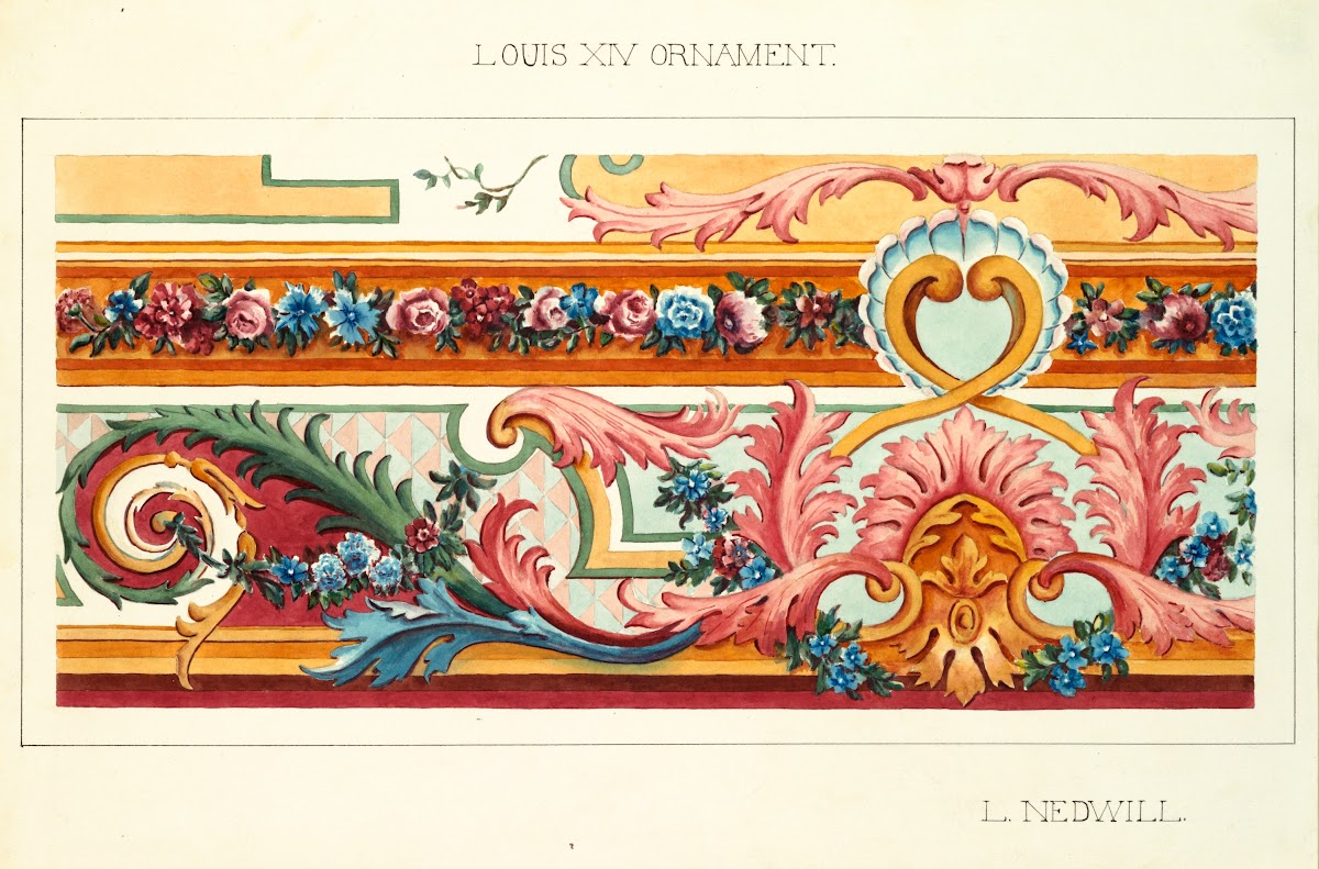 Louis XIV Ornament ca 1900