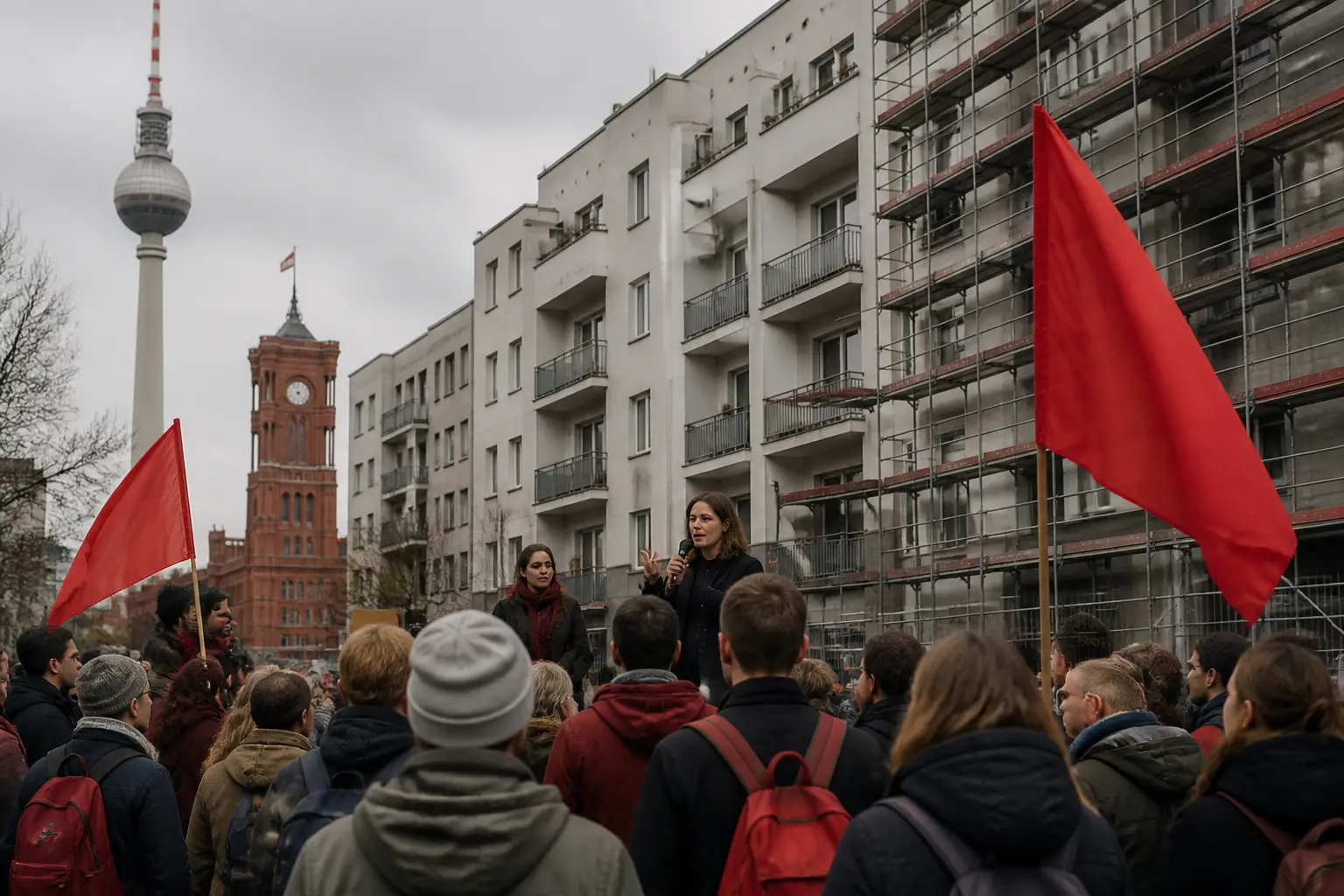 Editorial image for Berlin's Left Party Gains Momentum on Housing Agenda