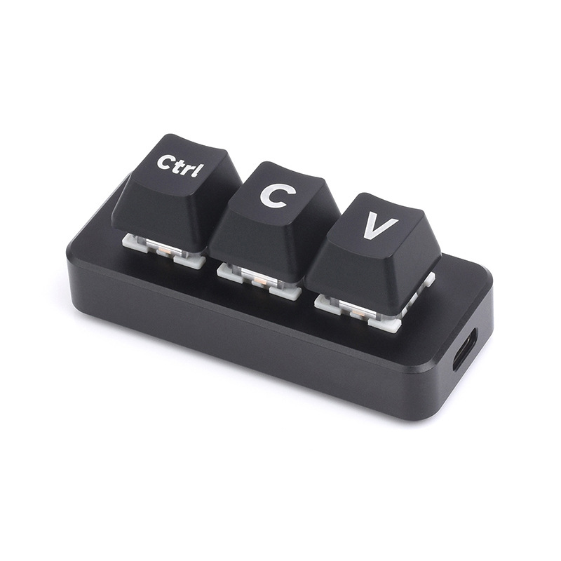 Programmierbare Mini-Tastatur, 3 Tasten