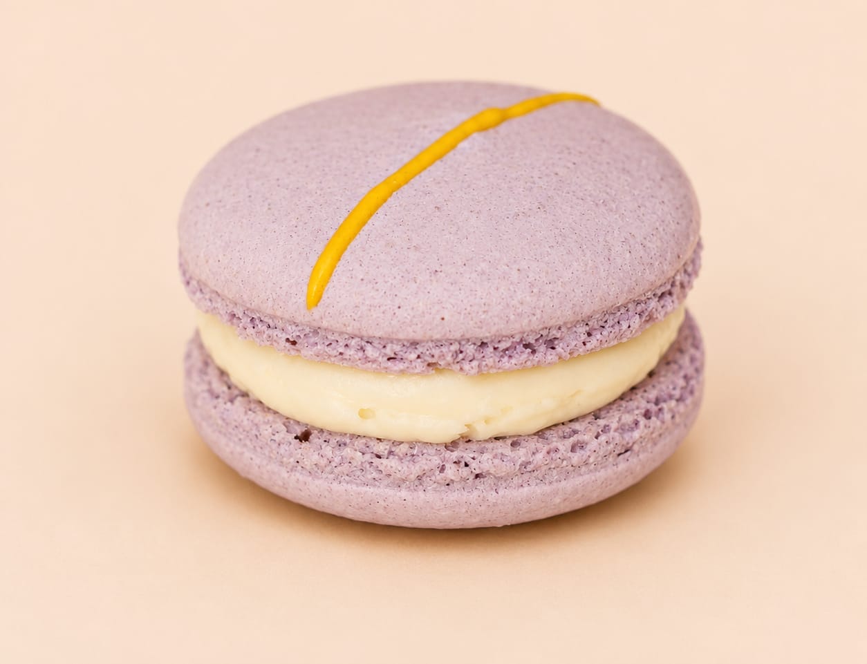 Macaron lavande - citron confit
