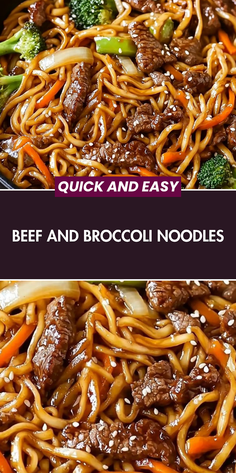 Beef and Broccoli Noodles