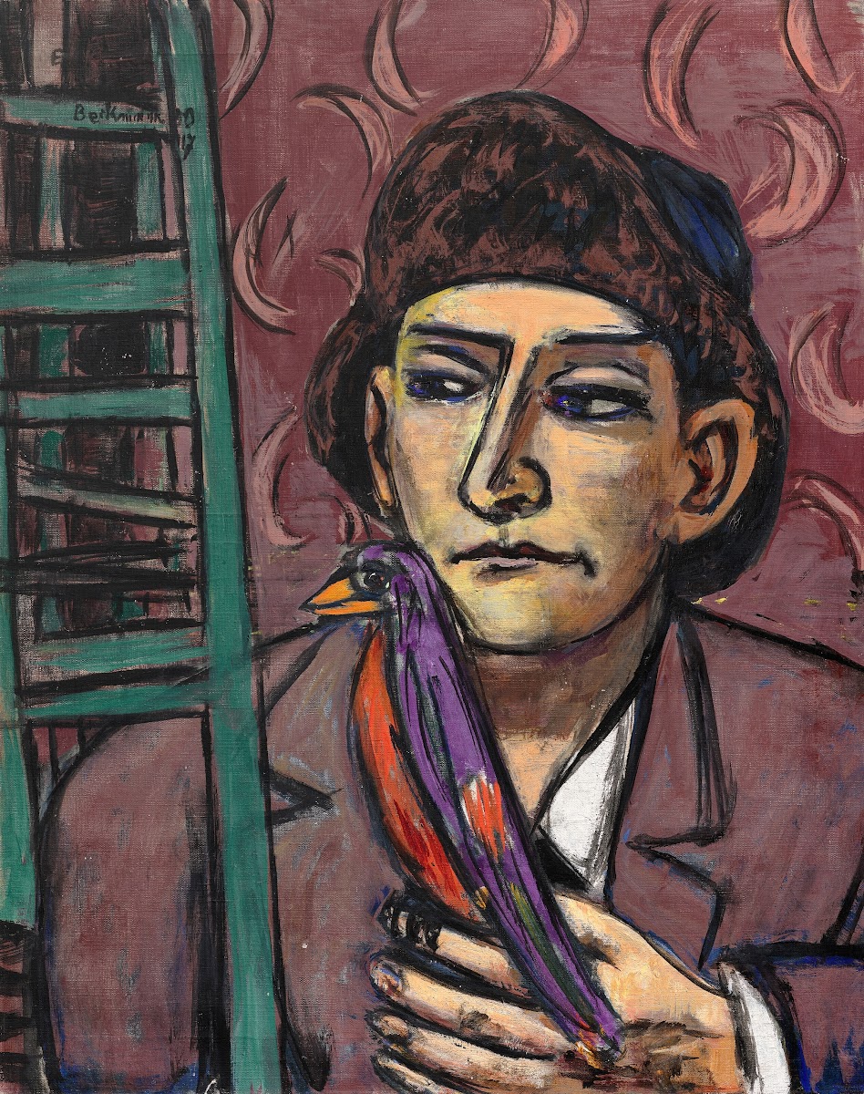 Mann mit Vogel 1950