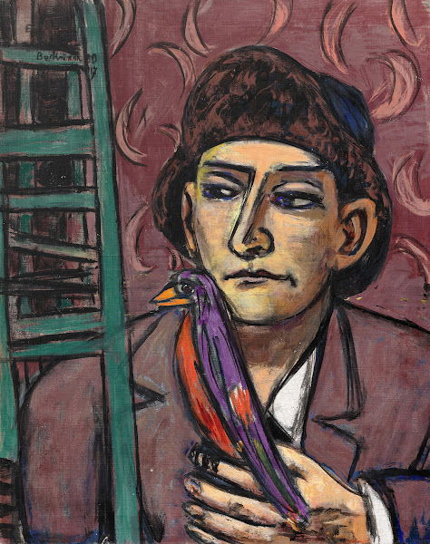Mann mit Vogel 1950