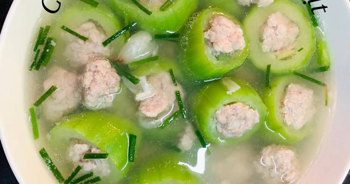 Canh mướp hương nhồi thịt