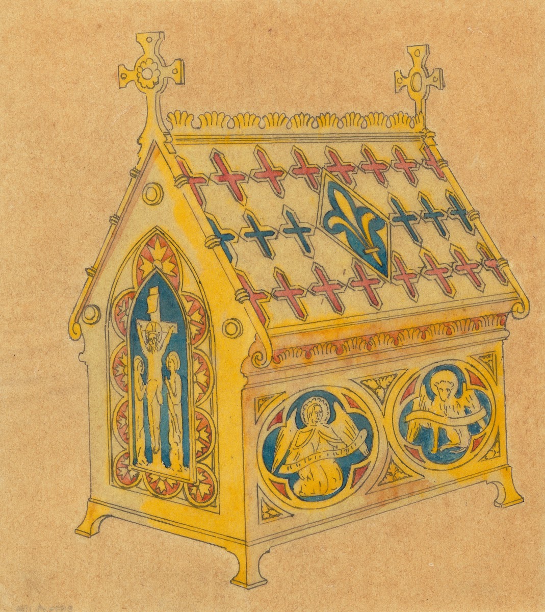 Design executed for Jones and Willis metal and wood workers and church furniture