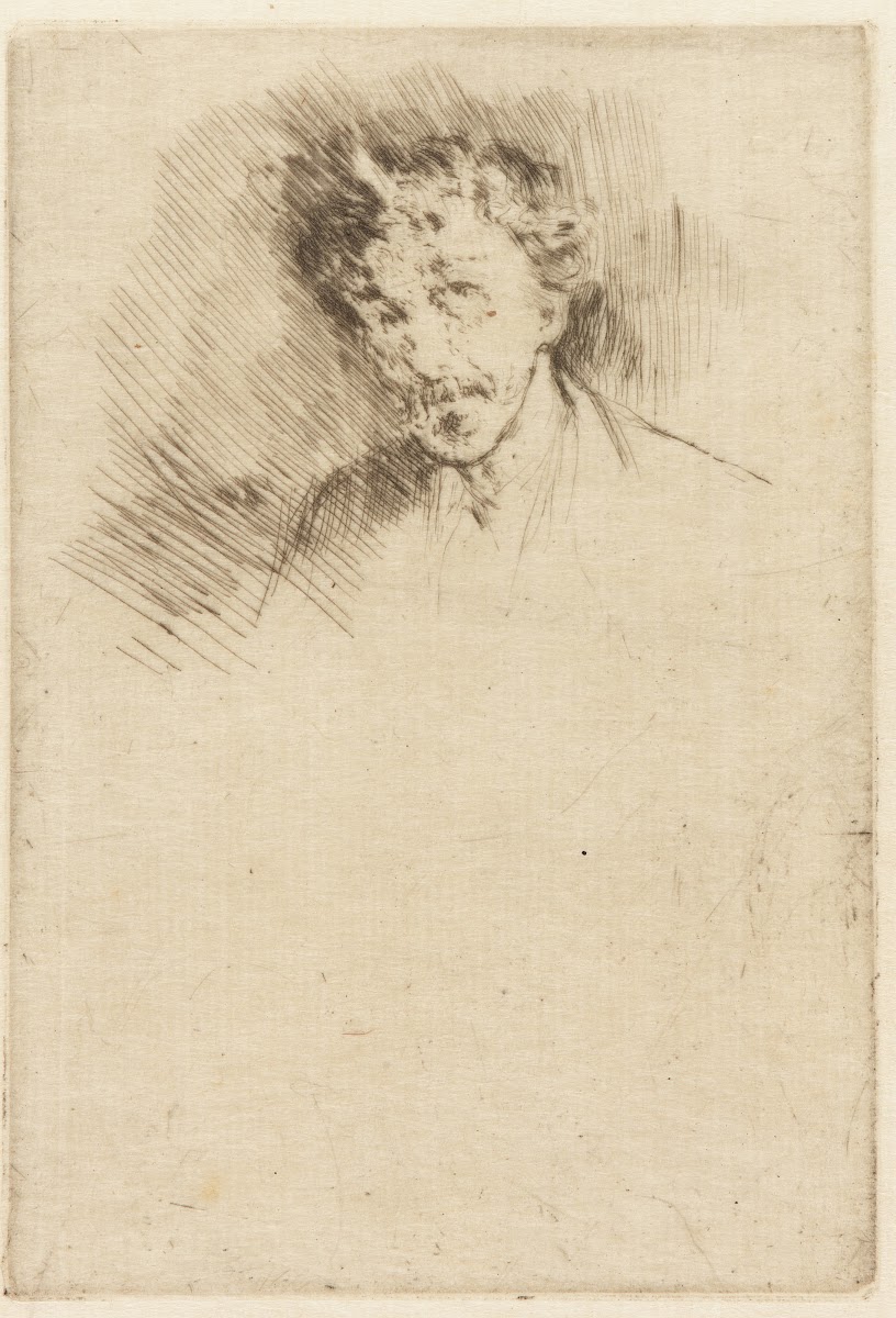 Whistler with the White Lock 1879