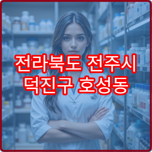 전라북도 전주시 덕진구 호성동 야간 영업 약국 안내 – 호성동 심야 24시 약국 한 번에 찾기