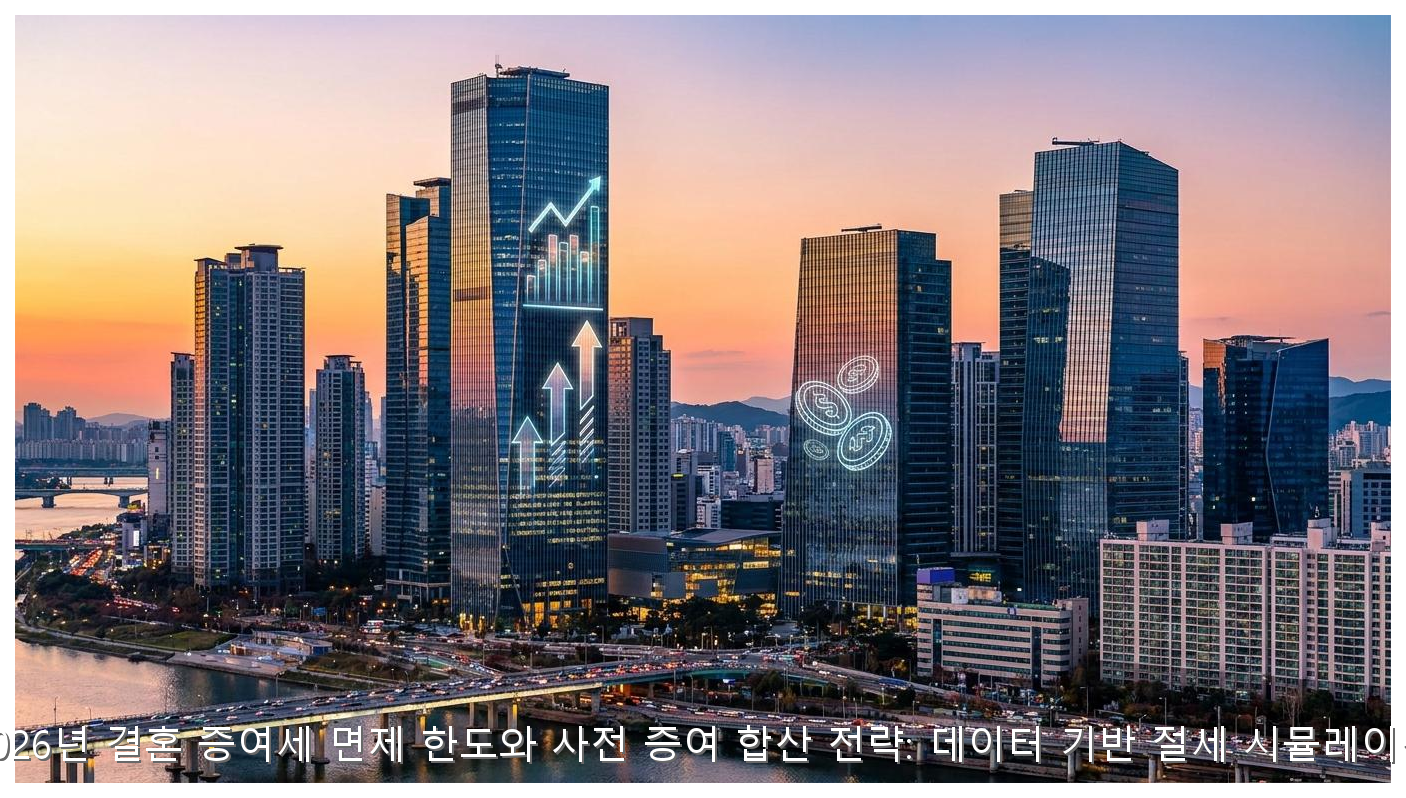 2026년 결혼 증여세 면제 한도와 사전 증여 합산 전략: 데이터 기반 절세 시뮬레이션 핵심 안내 및 분석 인포그래픽 (7)