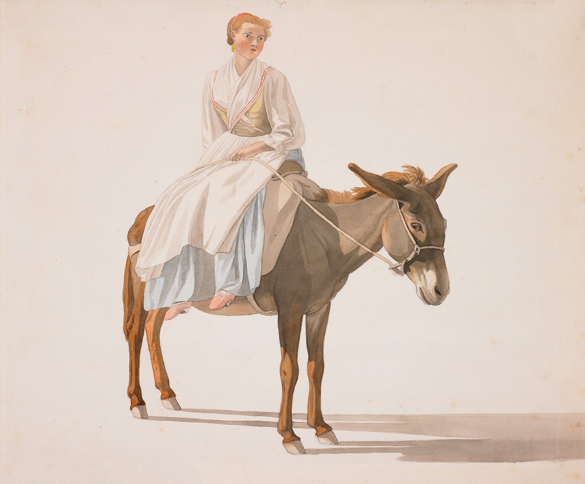 Woman on a Donkey Lady Bessborough or Lady Spencer 179394