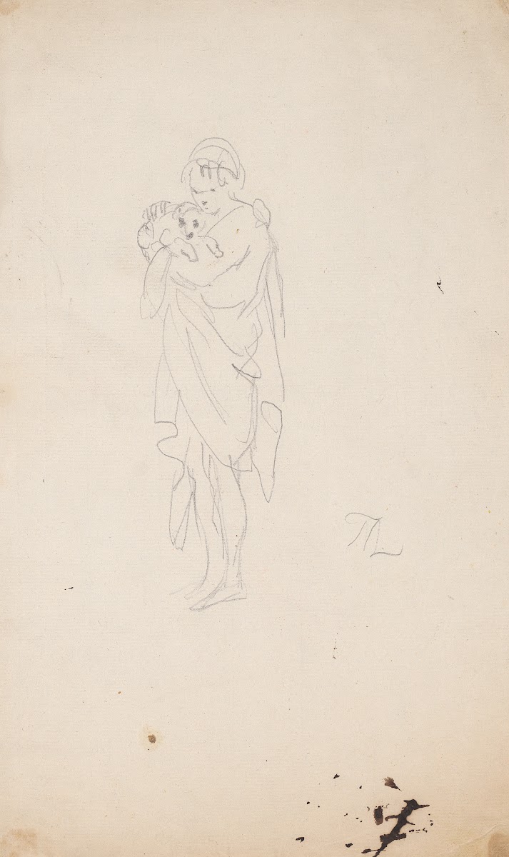 Woman Holding Dog
