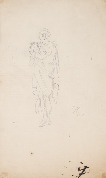 Woman Holding Dog