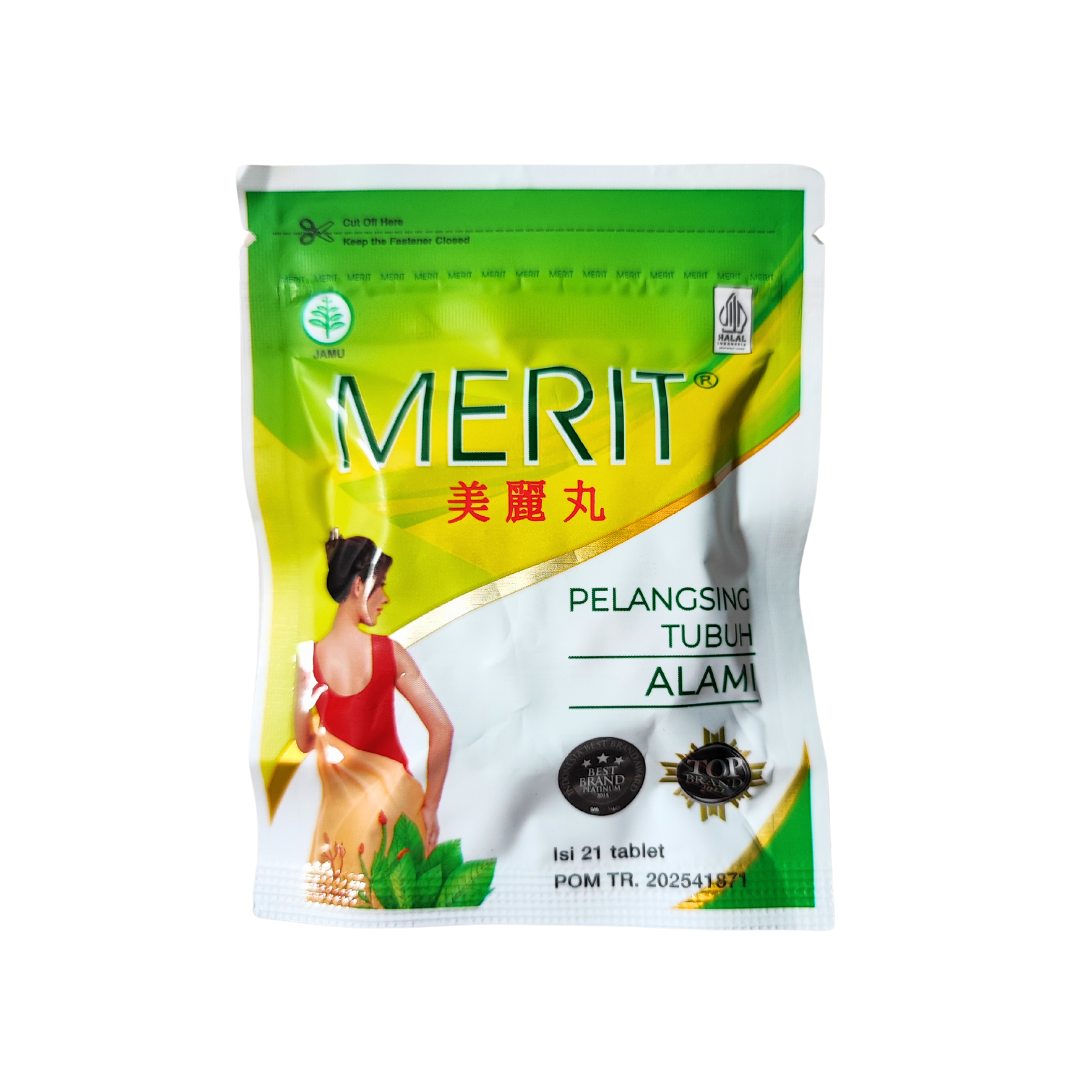 Jamu Merit Natural Herbal Women Body Slimming Dietary Supplement Loss Weight