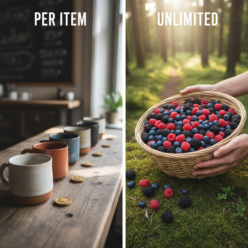 💰 개수별 vs 무제한, 가격 비교