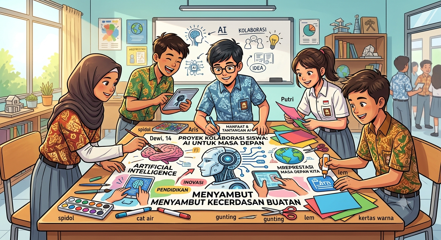 Siswa presentasi