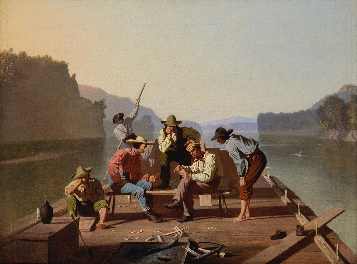 Raftsmen Playing Cards 1847