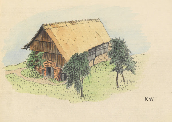 Ohne Titel Bauernhaus around 1924