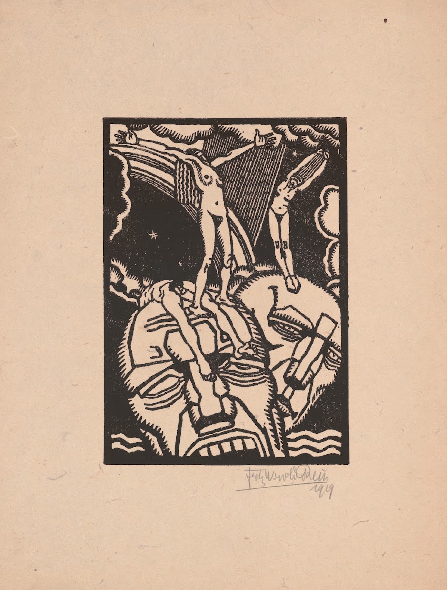 Untitled woodcut print 1919