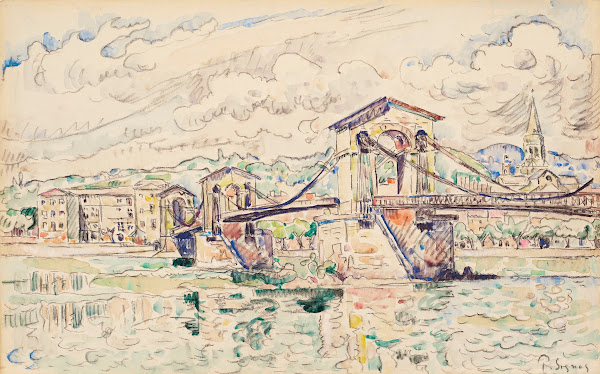Le Pont de Bourg Saint Andéol circa 1926