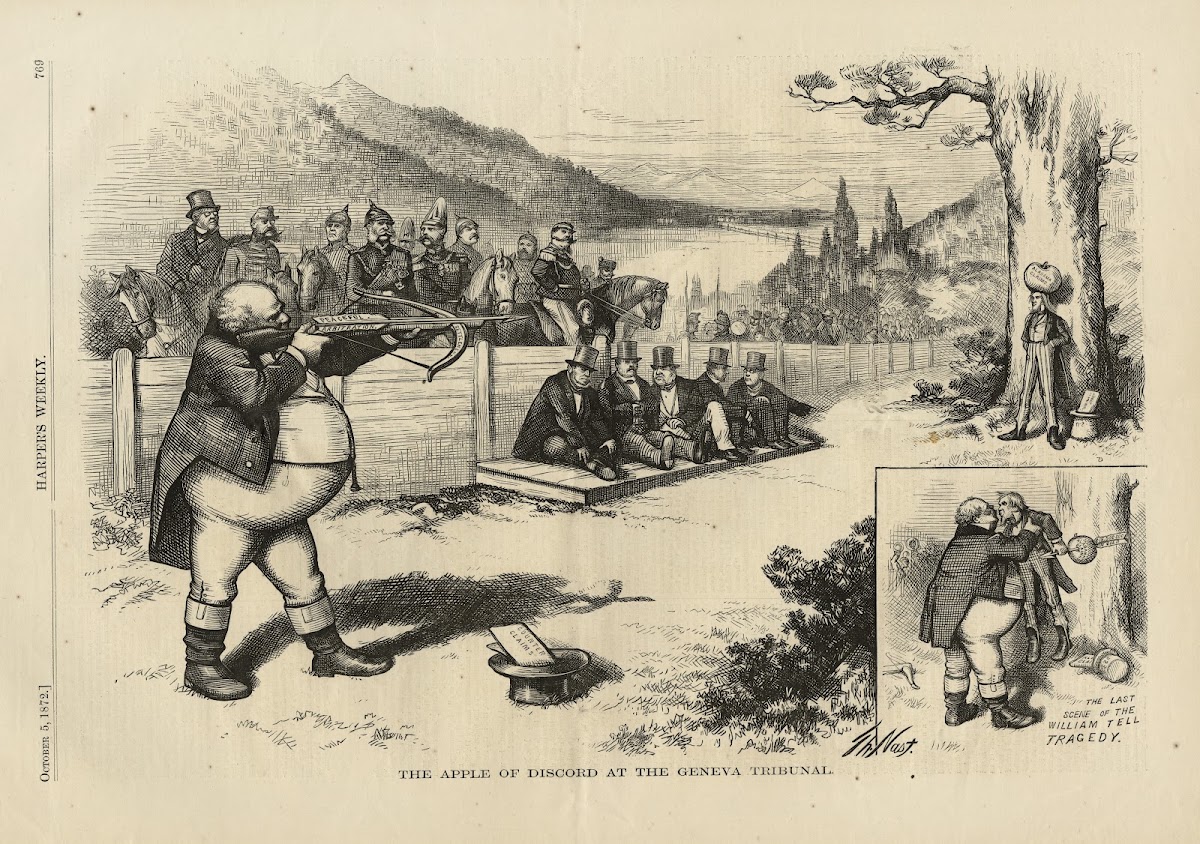 The apple of discord at the Geneva tribunal 1872