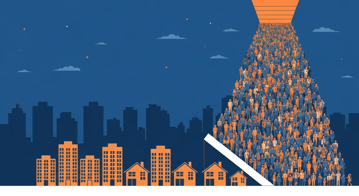 2026년 전세 시장 공급 절벽 일러스트