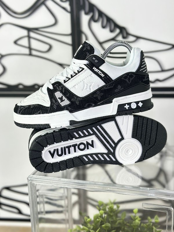 Louis Vuitton Trainer Negro Blanco