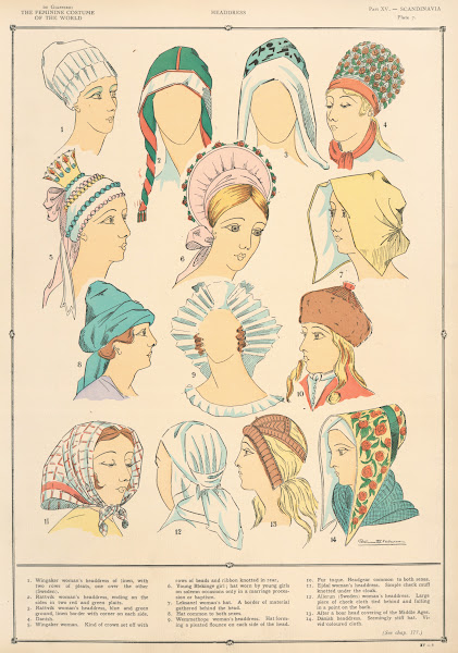 Scandinania  Headdresses 1926   1927