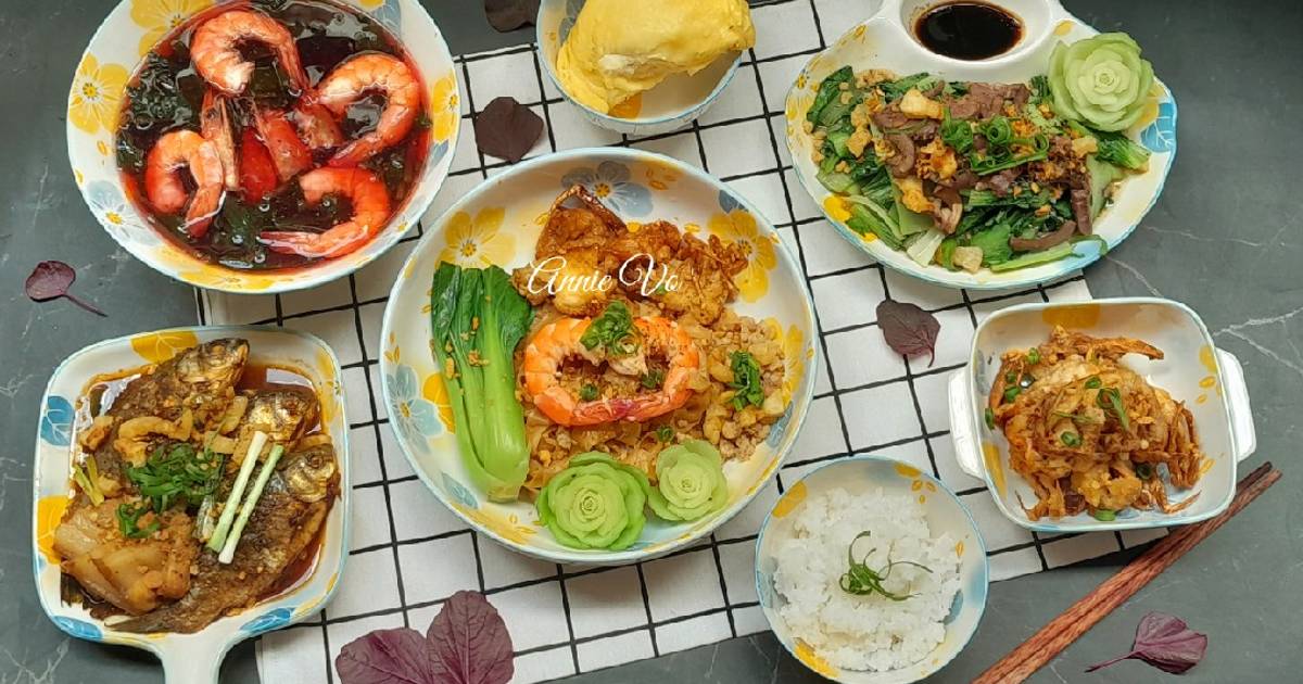 Bữa cơm đủ 5 nguyên liệu của tuần 10