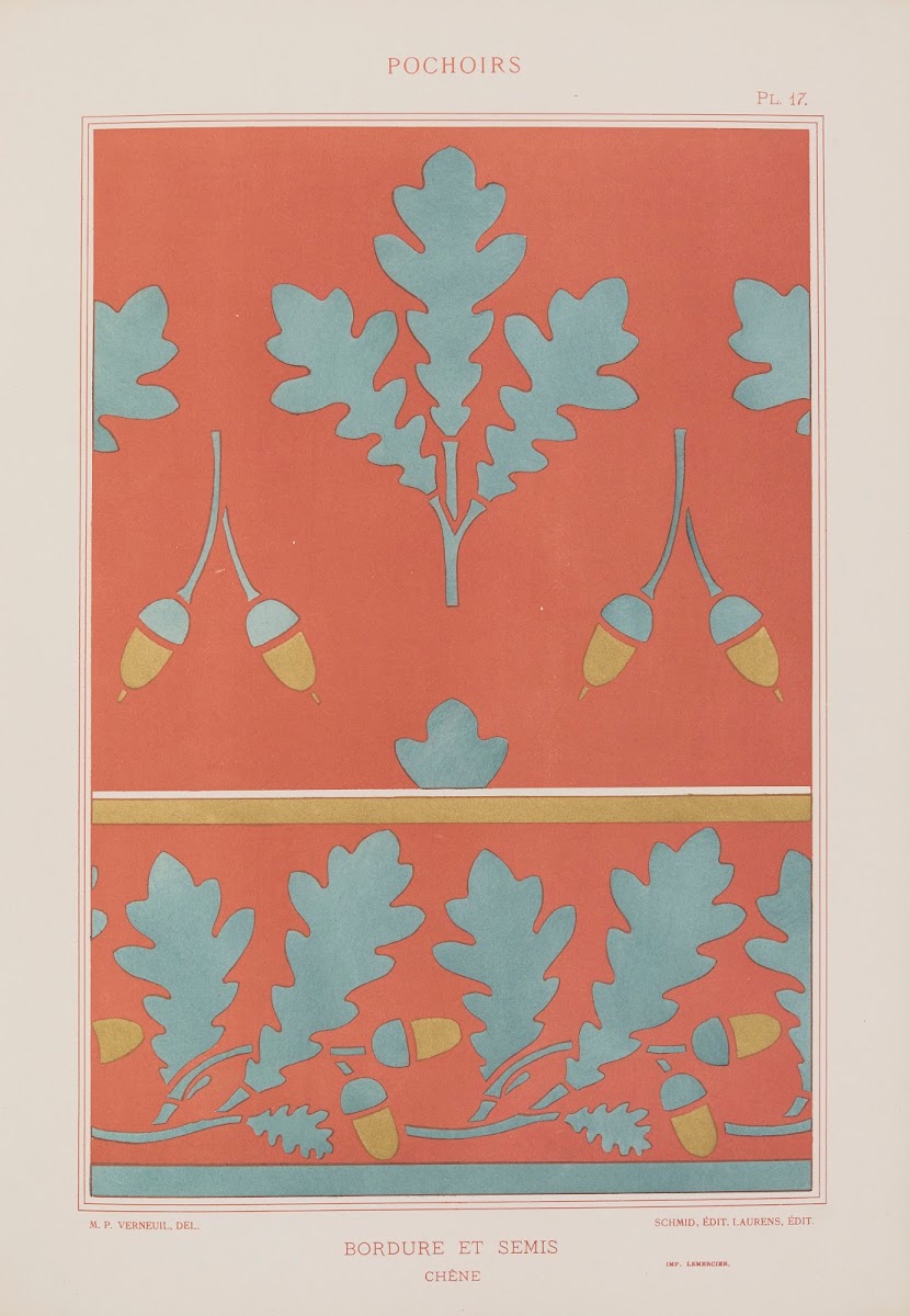 Bordure et semis Chêne 1898