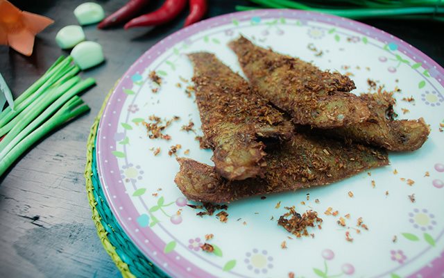 Cá Mó Chiên Sả Ớt