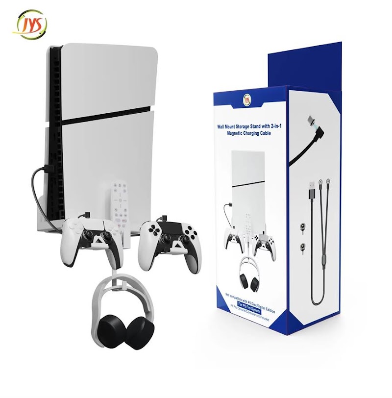 Soporte de Pared con Carga Magnética 2-en-1