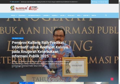 DASHBOARD - DINAS KOMUNIKASI INFORMATIKA PERSANDIAN DAN STATISTIK PROVINSI KALIMANTAN TENGAH