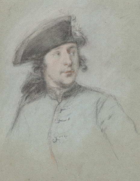 Portret van Ludolf Bakhuysen de jonge 1737 1750