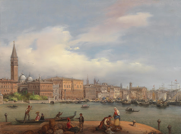 View of the Doges Palace from the Dogana in Venice