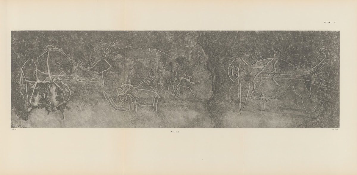 Ekade Ektab die Felsbilder Fezzans Pl81 1937