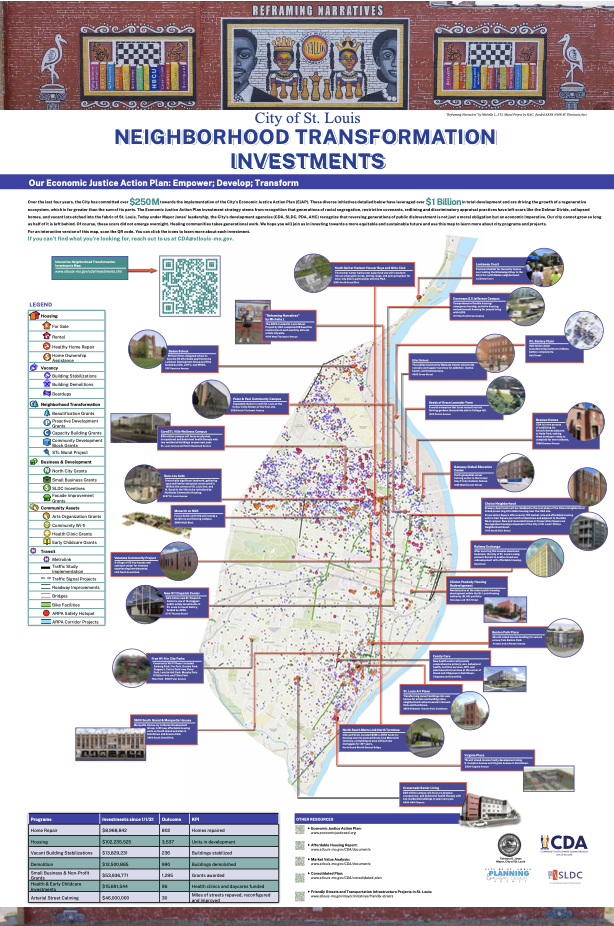 Neighborhood Transformation Investments Map
