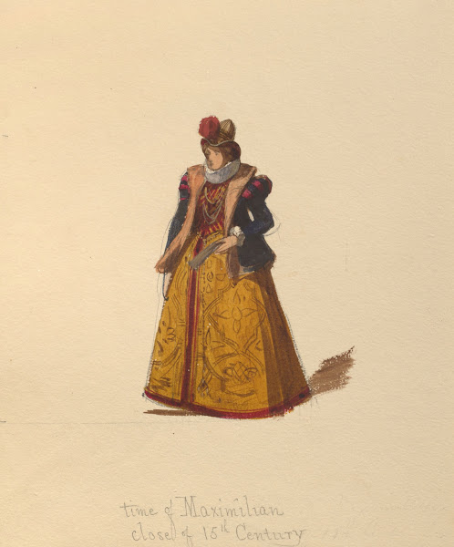Sketches of costume Pl114 1842