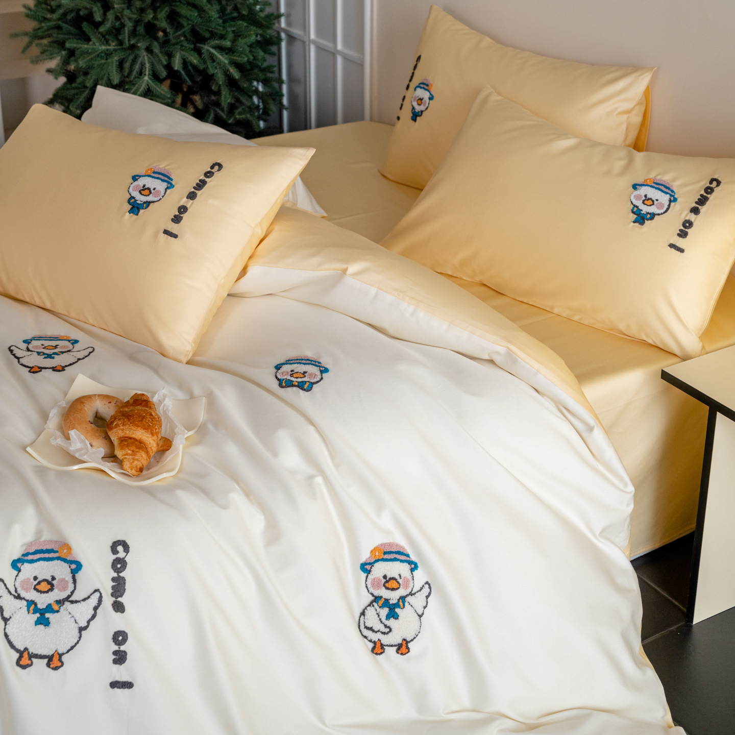 Cotton bedding set, 50S, cartoon patterns