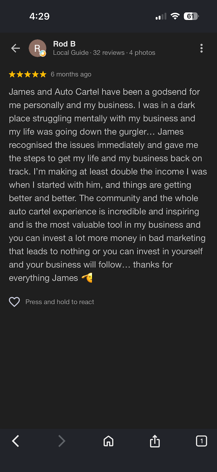Client win